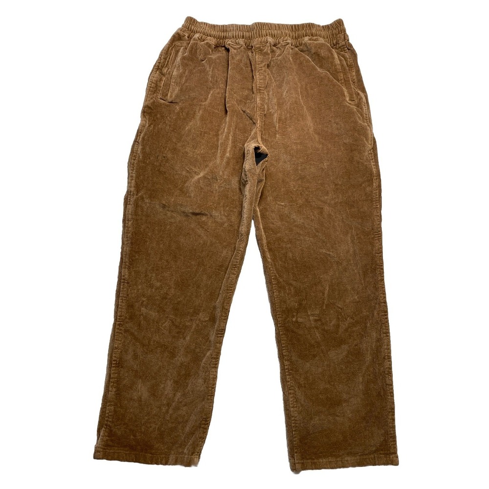 Butter International Men's Large Ben Gore Corduroy Brown Pants Stretch